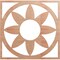 Ekena Millwork Blume Wood Fretwork Pierced Ceiling Medallion, Cherry, 26"OD x 9"ID x 1/4"T CMWP26X26X0250BLCH - alternate 1